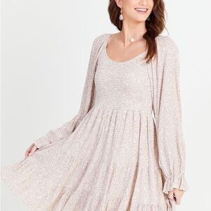 Altar’d State Cream Floral Dress